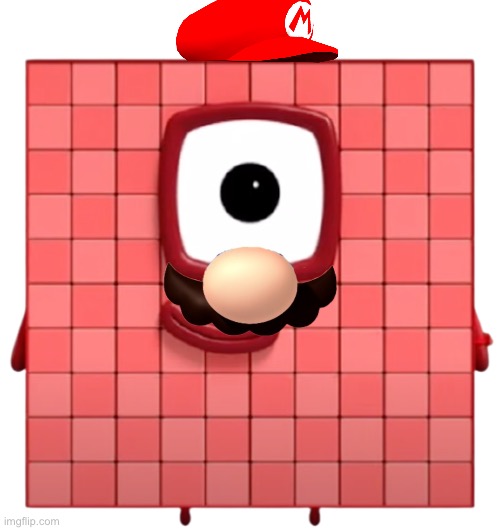 Cursed image of 100 I made | image tagged in numberblock 100 | made w/ Imgflip meme maker