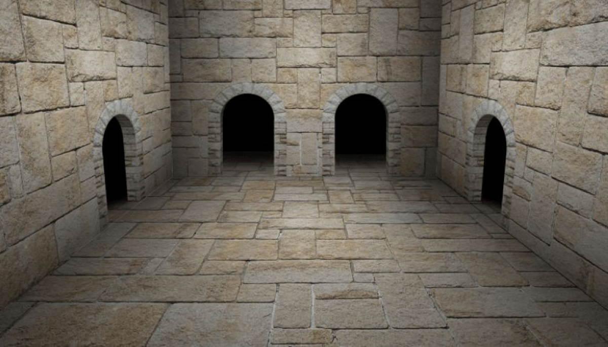 High Quality Dungeon Background Blank Meme Template