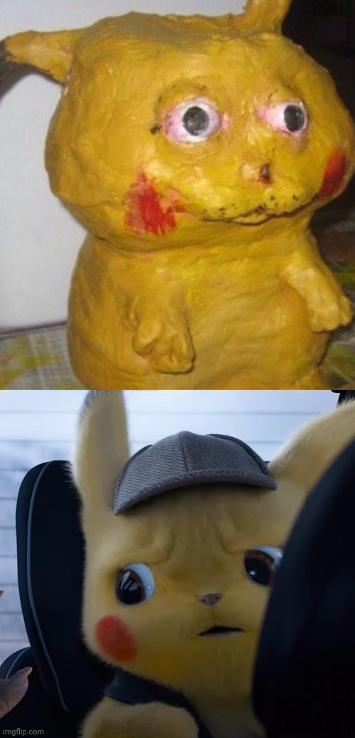Cursed Pikachu | image tagged in unsettled detective pikachu,cursed,pikachu,cursed image,memes,meme | made w/ Imgflip meme maker