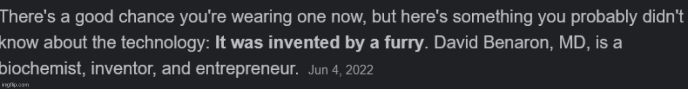 apparently the smartwatch was made by a furry | made w/ Imgflip meme maker