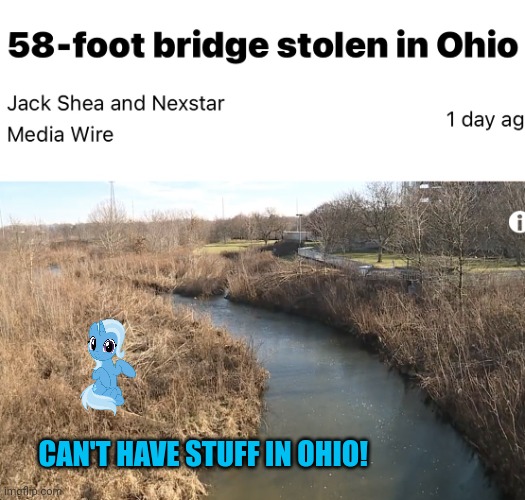 Can’t Have Shit in Ohio | CAN'T HAVE STUFF IN OHIO! | image tagged in can t have shit in ohio | made w/ Imgflip meme maker