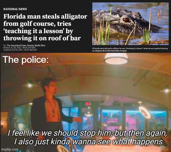 Meanwhile in Florida | The police: | image tagged in umbrella,florida man,meanwhile in florida | made w/ Imgflip meme maker