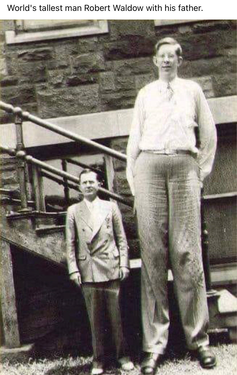 Worlds tallest man Robert Waldow Blank Meme Template