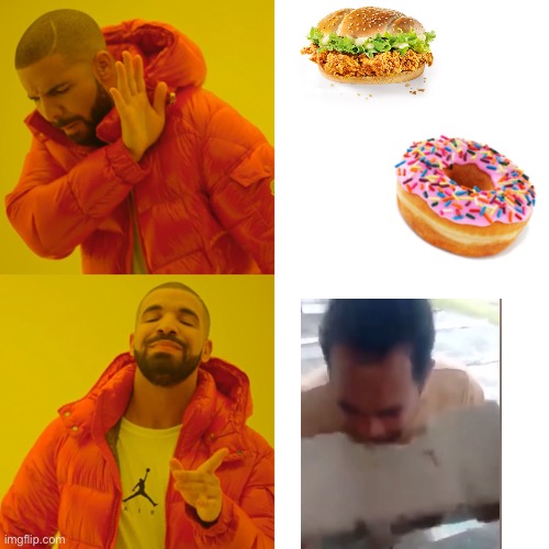 Good food | image tagged in memes,drake hotline bling | made w/ Imgflip meme maker