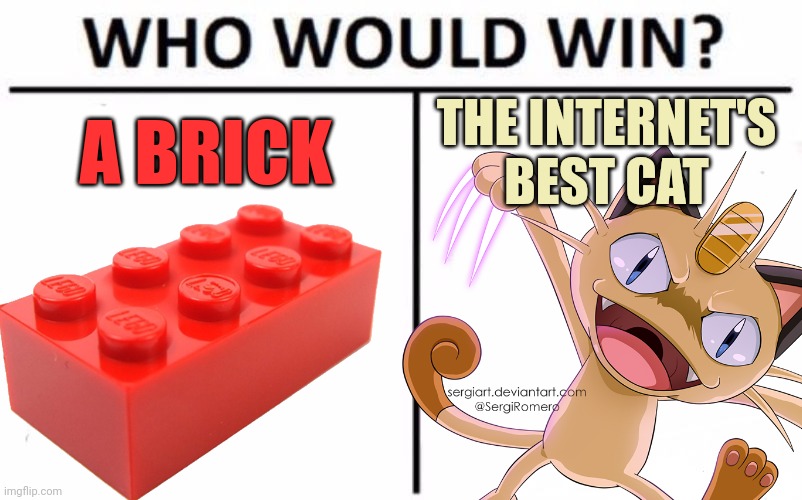 A BRICK THE INTERNET'S BEST CAT | made w/ Imgflip meme maker