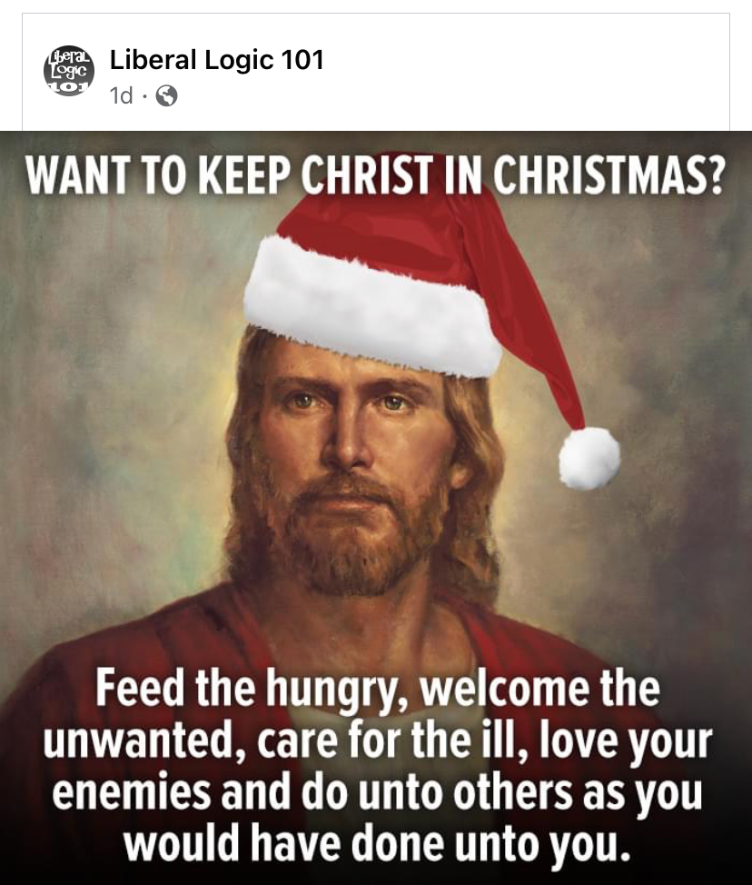 Keep Christ in Christmas Blank Meme Template