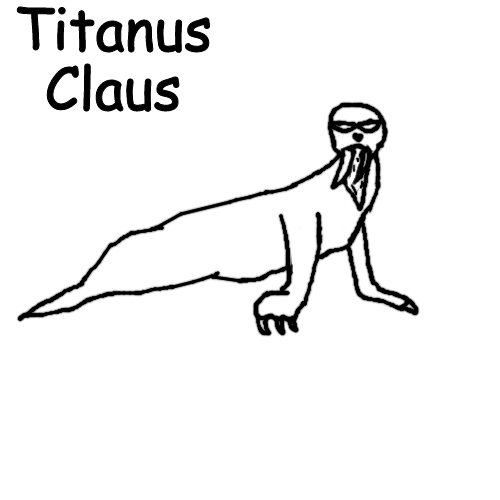 High Quality Titanus Claus Blank Meme Template