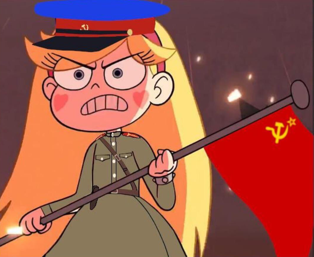 High Quality Star Butterfly Go to Gulag Blank Meme Template