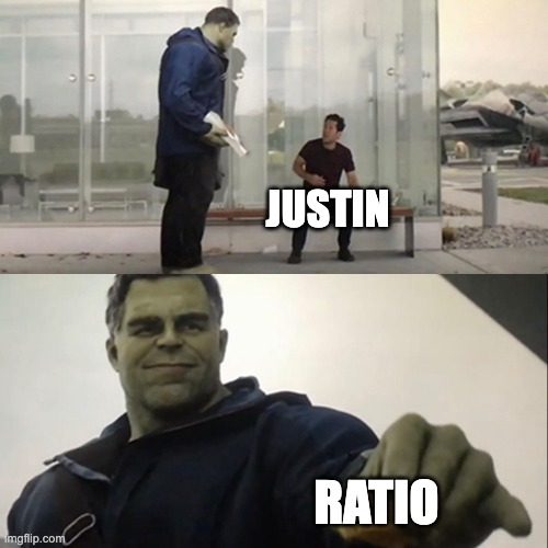 Hulk Taco | JUSTIN RATIO | image tagged in hulk taco | made w/ Imgflip meme maker