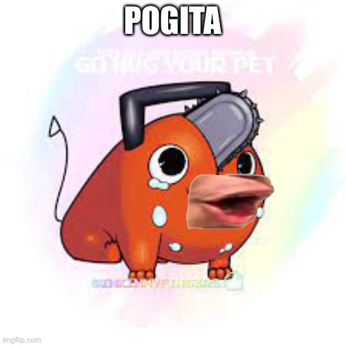 pochita sad | POGITA | image tagged in pochita sad,pochita,pog | made w/ Imgflip meme maker