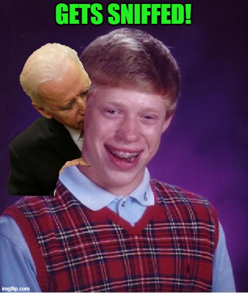 unlucky ginger kid | GETS SNIFFED! | image tagged in unlucky ginger kid | made w/ Imgflip meme maker