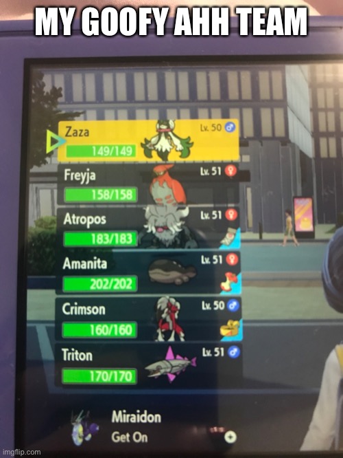 MY GOOFY AHH TEAM | made w/ Imgflip meme maker