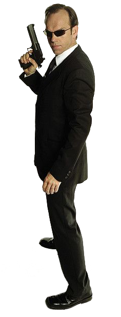 Agent Smith with Transparency Blank Meme Template