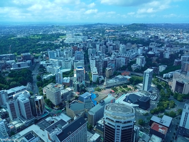 Sky tower in Auckland | image tagged in photography | made w/ Imgflip meme maker