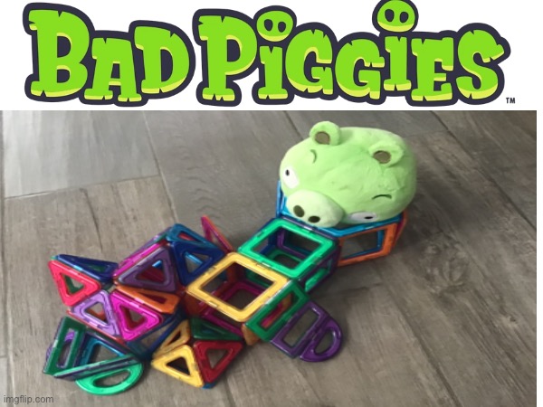 Bad piggies | image tagged in pig | made w/ Imgflip meme maker