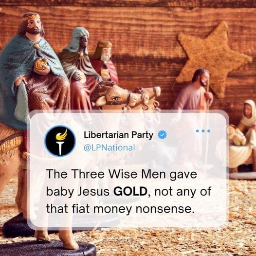 High Quality Libertarian Party Christmas Blank Meme Template