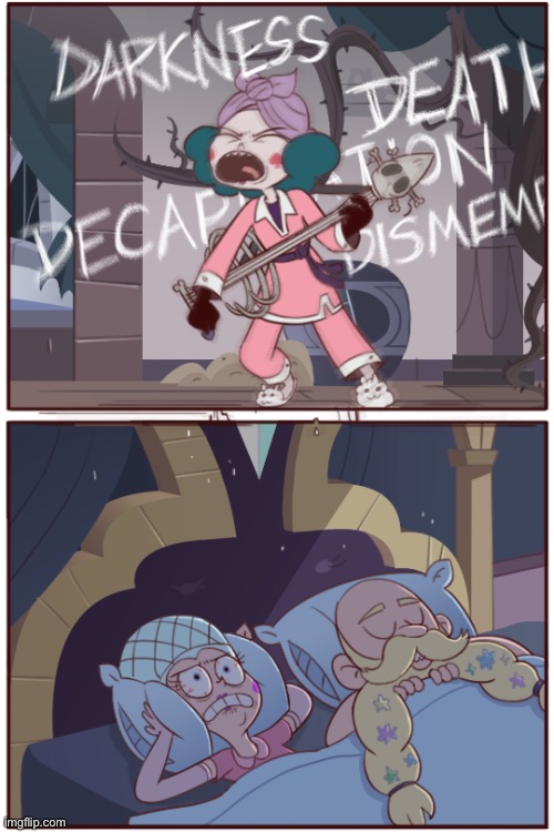 Can’t even Sleep in Ohio :skull: | image tagged in comics,svtfoe,memes,morningmark,star vs the forces of evil,comics/cartoons | made w/ Imgflip meme maker