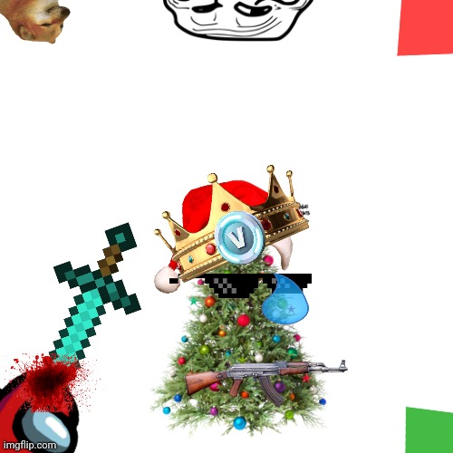 My second Christmas on this website hope you love few of my memes in one | image tagged in memes,blank transparent square | made w/ Imgflip meme maker