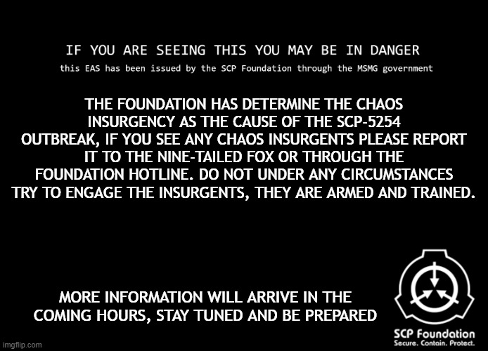 SCP Foundation/MSMG EAS - Imgflip