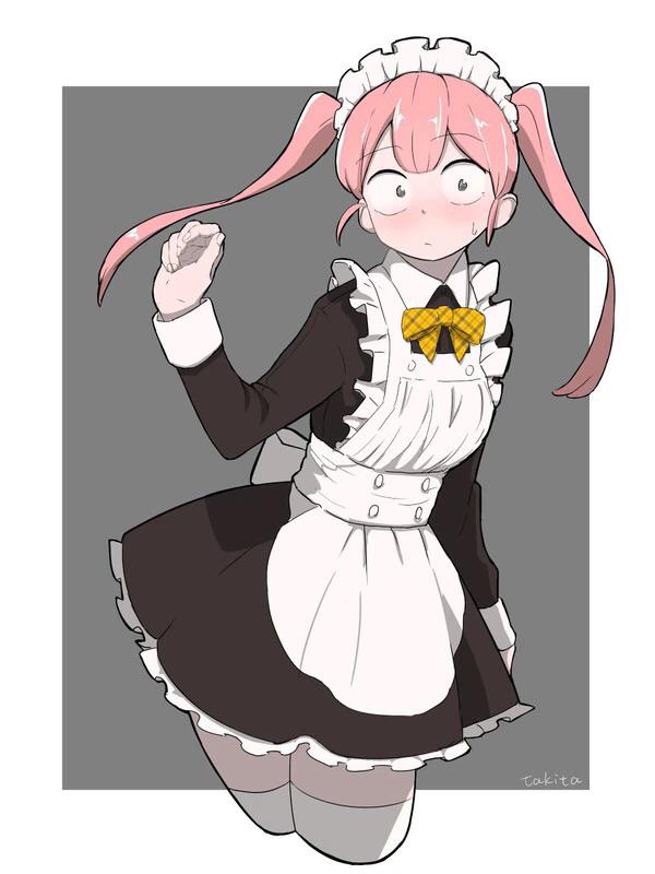 High Quality Tadano-kun Maid Version Blank Meme Template