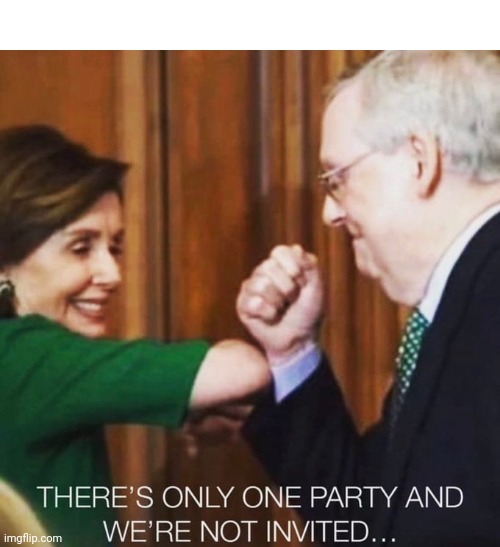 There's Only One Party & We're Not Invited | THERE'S ONLY ONE PARTY AND WE'RE NOT INVITED... | image tagged in 1,party,we're all doomed,not,invited | made w/ Imgflip meme maker