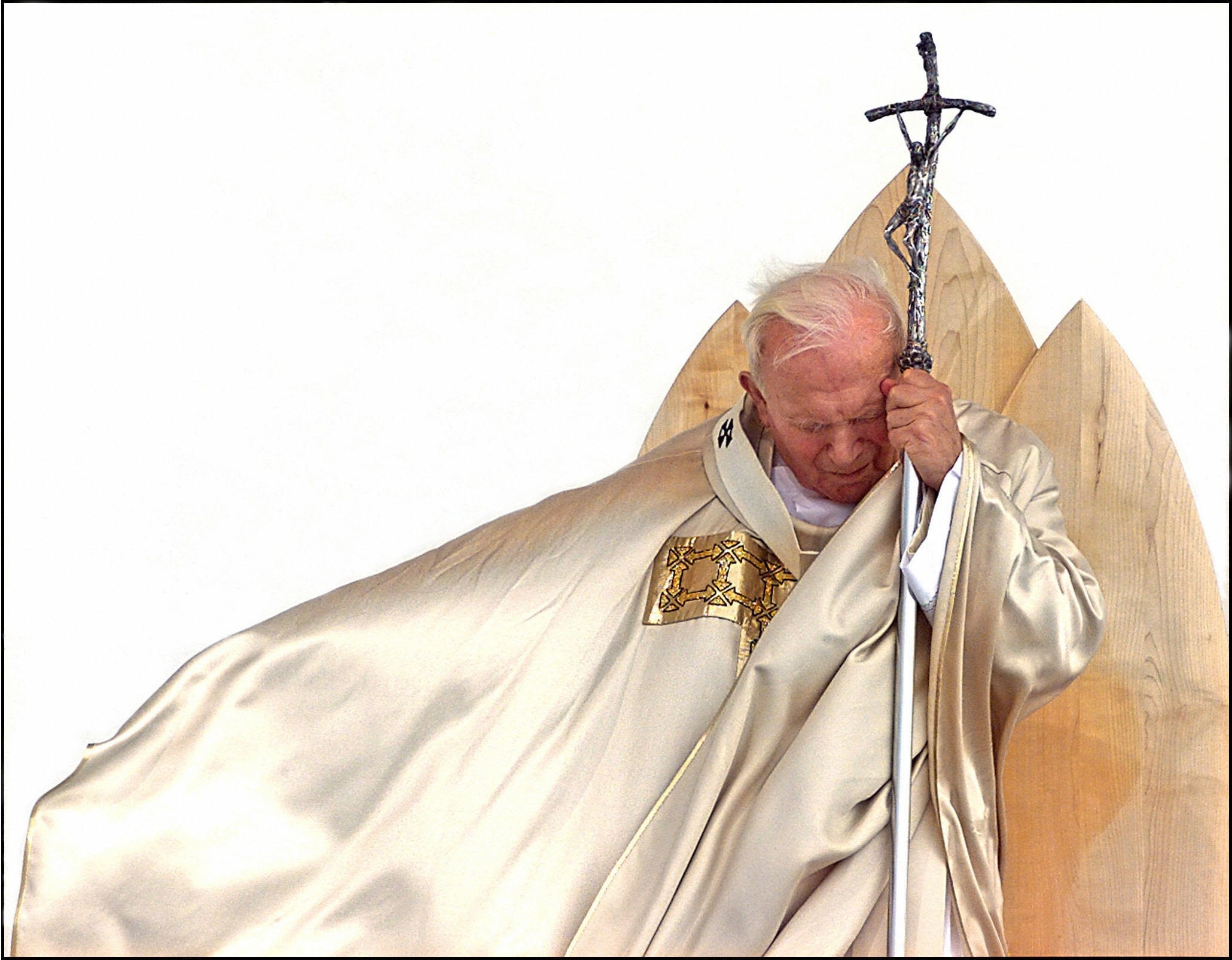 High Quality St John Paul II Blank Meme Template