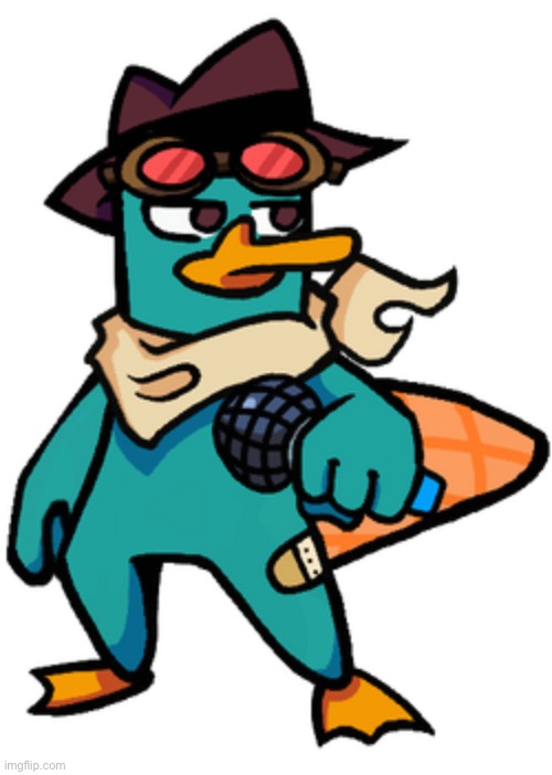 Perry fnf pibby semi aquatic | image tagged in perry the platypus,friday night funkin | made w/ Imgflip meme maker