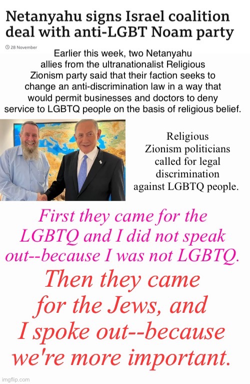 .....bound to repeat it | image tagged in hypocrisy,discrimination,healthcare,israel jews | made w/ Imgflip meme maker