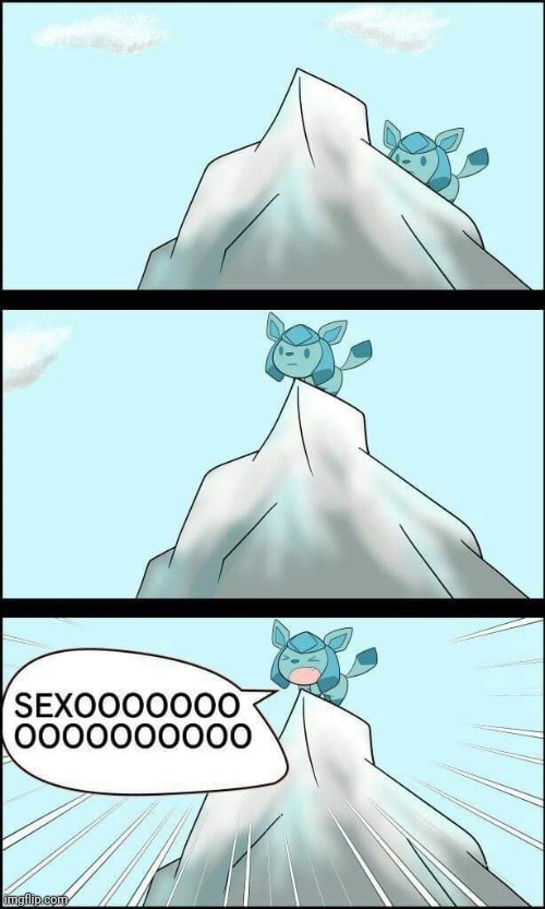 image tagged in funny,comics/cartoons,pokemon,glaceon | made w/ Imgflip meme maker