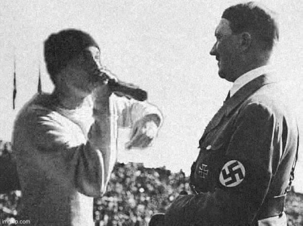 Sorry I casually go back in time | image tagged in eminem versus hitler rap battle | made w/ Imgflip meme maker