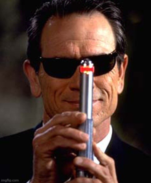 Men in black figment mind zapper | image tagged in men in black figment mind zapper | made w/ Imgflip meme maker