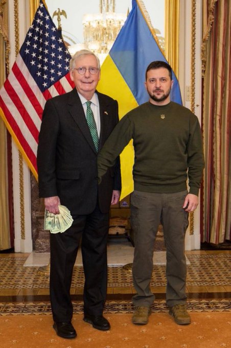 Zelensky and Mc Blank Meme Template
