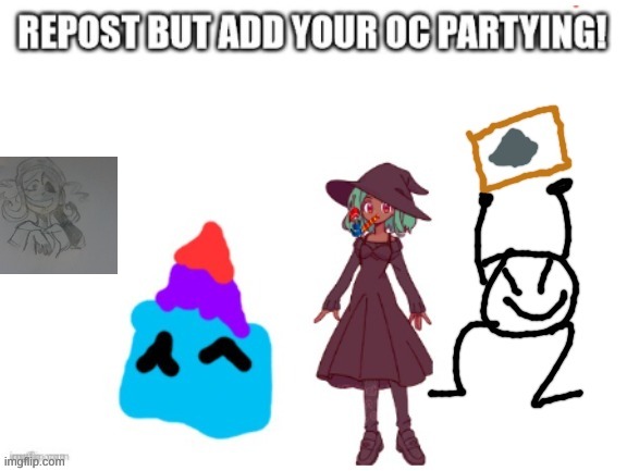 she like to stare at inkmatas | made w/ Imgflip meme maker