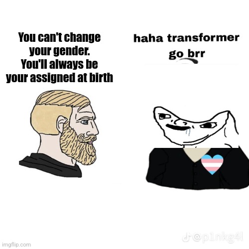 You can't change your gender. You'll always be your assigned at birth | made w/ Imgflip meme maker