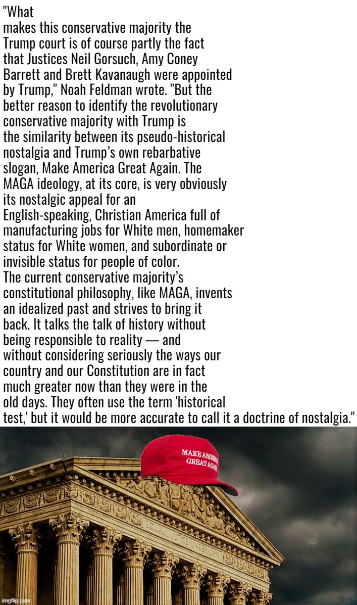 The MAGA SCOTUS, explained. | image tagged in maga scotus explained,maga scotus | made w/ Imgflip meme maker
