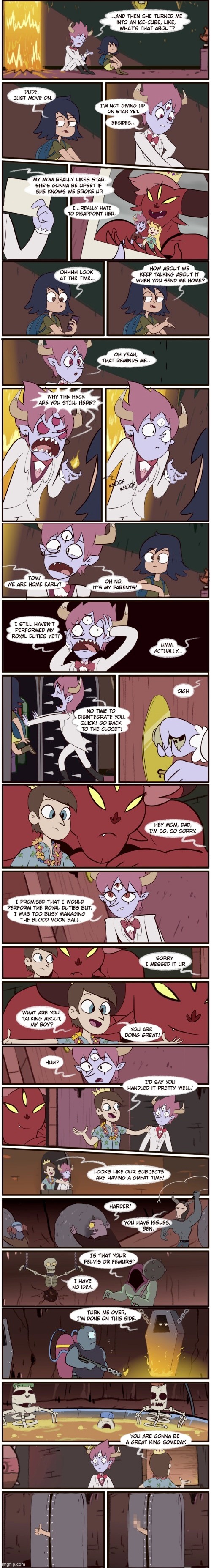 Tom vs Jannanigans: Once in a Blood Moon (Part 9) | image tagged in svtfoe,comics,star vs the forces of evil,comics/cartoons,morningmark,memes | made w/ Imgflip meme maker