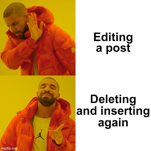 Beauty of posting | image tagged in posting,instagram,post | made w/ Imgflip meme maker