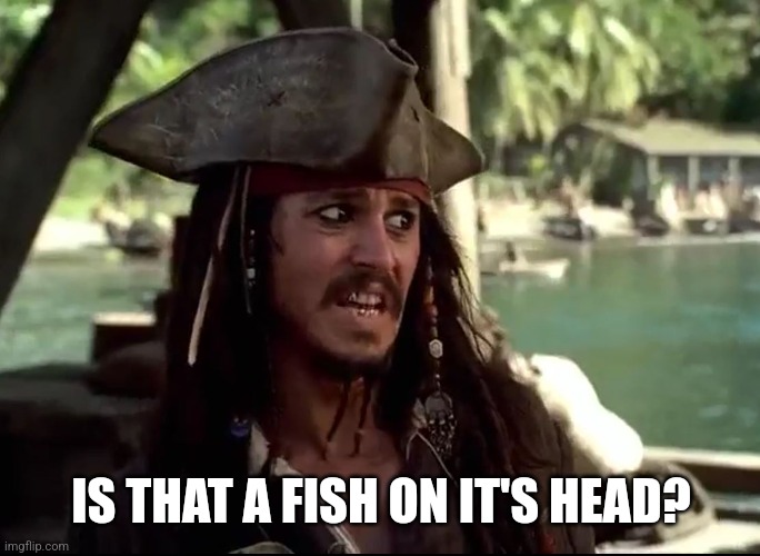 JACK WHAT | IS THAT A FISH ON IT'S HEAD? | image tagged in jack what | made w/ Imgflip meme maker