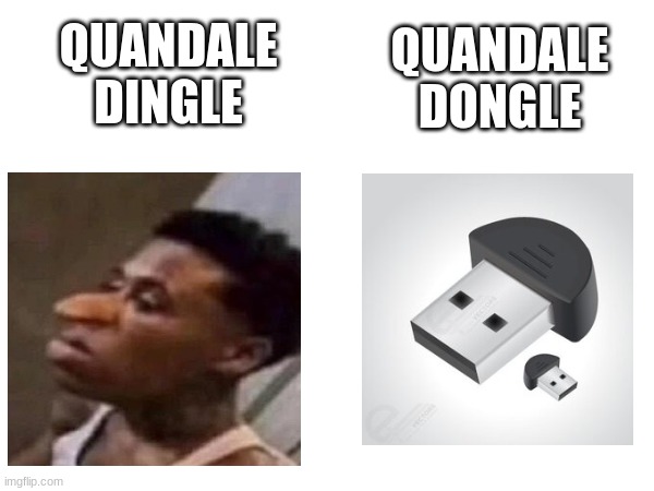 Came to me in a dream | QUANDALE
DONGLE; QUANDALE
DINGLE | image tagged in quandale dingle,you're actually reading the tags,stop reading these tags,you have been eternally cursed for reading the tags | made w/ Imgflip meme maker