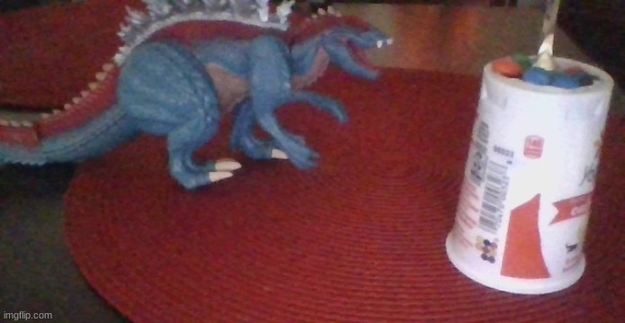 terrestris enjoying some yogurt | made w/ Imgflip meme maker