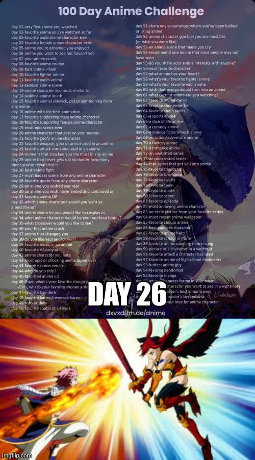 Shame That They Didn't Finish the Fight | DAY 26 | image tagged in 100 day anime challenge,fairy tail | made w/ Imgflip meme maker