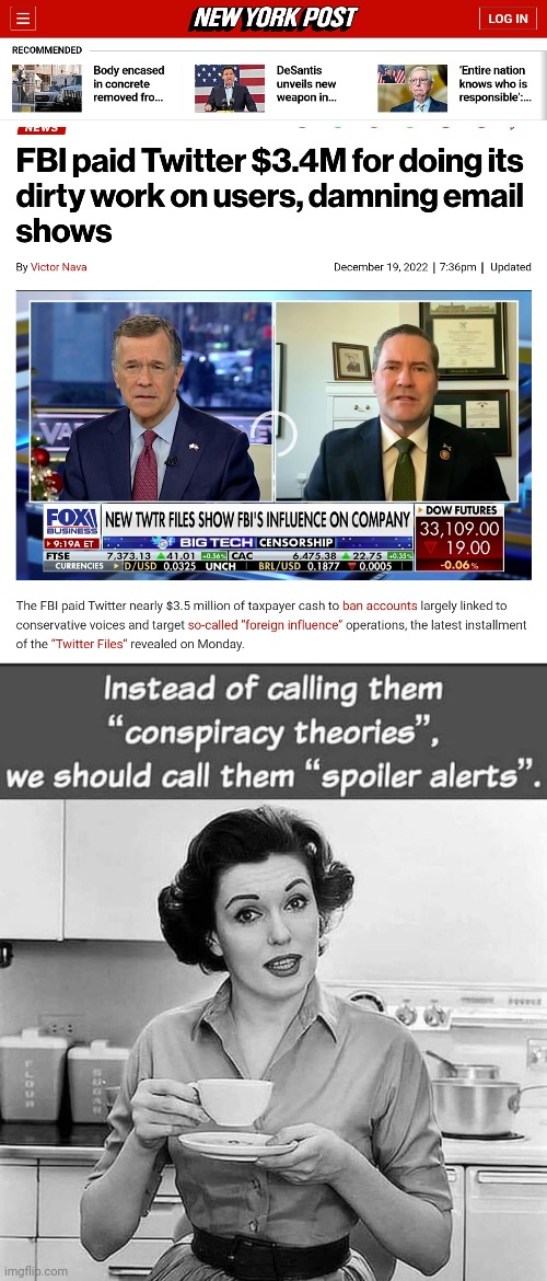Remember when twatter censoring conservatives was a crazy conspiracy theory? | image tagged in now not only have they admitted,that it happened,but the deep state paid for it,who woulda seen,this coming | made w/ Imgflip meme maker