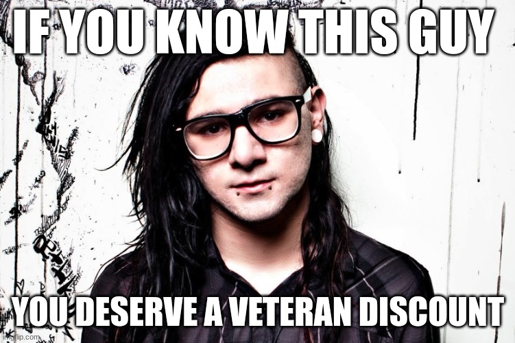 try to guess you wont | IF YOU KNOW THIS GUY; YOU DESERVE A VETERAN DISCOUNT | image tagged in veteran discount,memes | made w/ Imgflip meme maker
