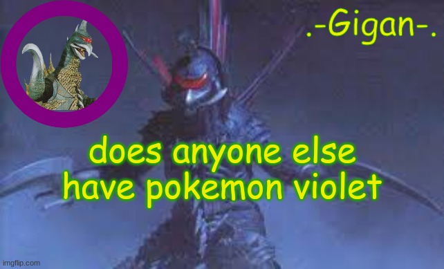 bm . | does anyone else have pokemon violet | made w/ Imgflip meme maker