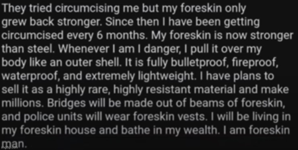 image tagged in foreskin | made w/ Imgflip meme maker