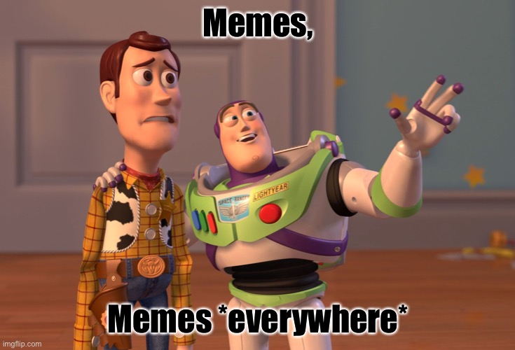 Memes, memes everywhere | Memes, Memes *everywhere* | image tagged in memes,x x everywhere | made w/ Imgflip meme maker