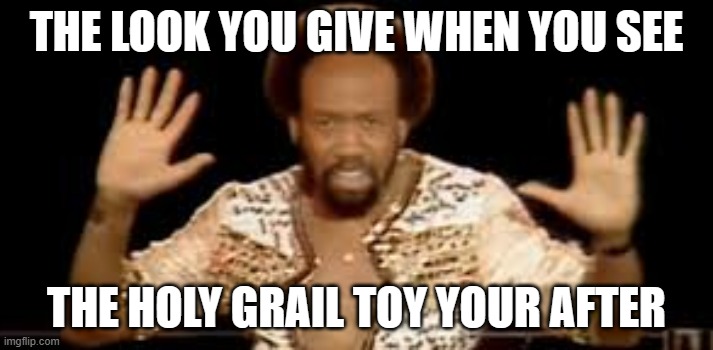 Holy Grail Toys | THE LOOK YOU GIVE WHEN YOU SEE; THE HOLY GRAIL TOY YOUR AFTER | image tagged in memes,funny,toys,vintage | made w/ Imgflip meme maker