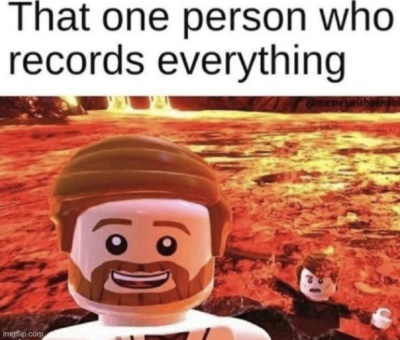 image tagged in lego star wars,lego,obi wan kenobi,anakin skywalker | made w/ Imgflip meme maker