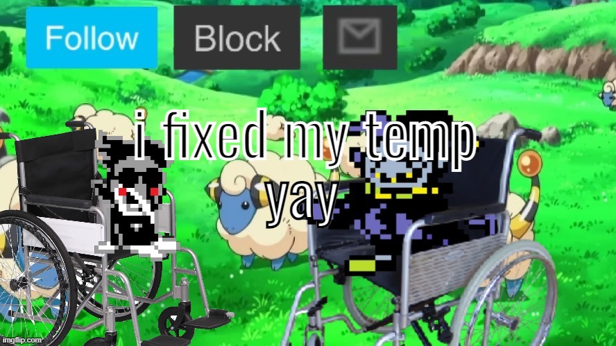 mareeep announcement temp 23 | i fixed my temp; yay | image tagged in mareeep announcement temp 23 | made w/ Imgflip meme maker