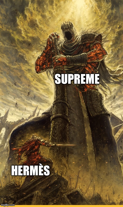 Fantasy Painting | SUPREME HERMÈS | image tagged in fantasy painting | made w/ Imgflip meme maker